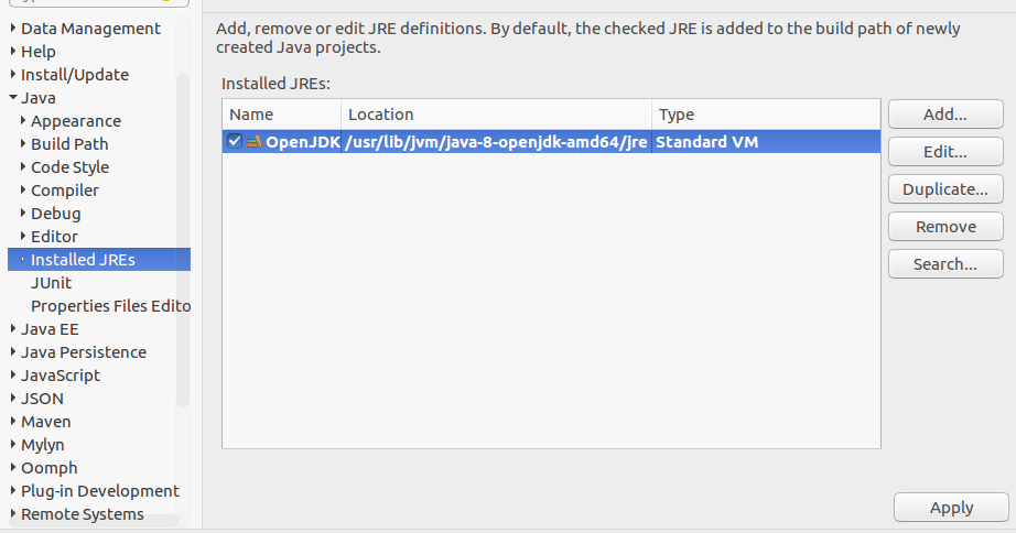 eclipse neon.2 openjdk eclipse neon.2 openjdk