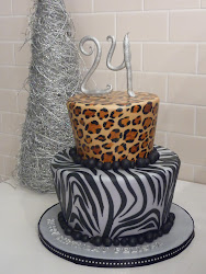cake leopard zebra cakes adore animal shape