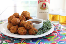 Food Lust People Love: Bolinhos de bacalhau are crispy deep-fried cod fritters made with mashed potato. They are crunchy on the outside and tender on the inside, the perfect appetizer or main dish.