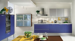Blue Kitchen Cabinets Design