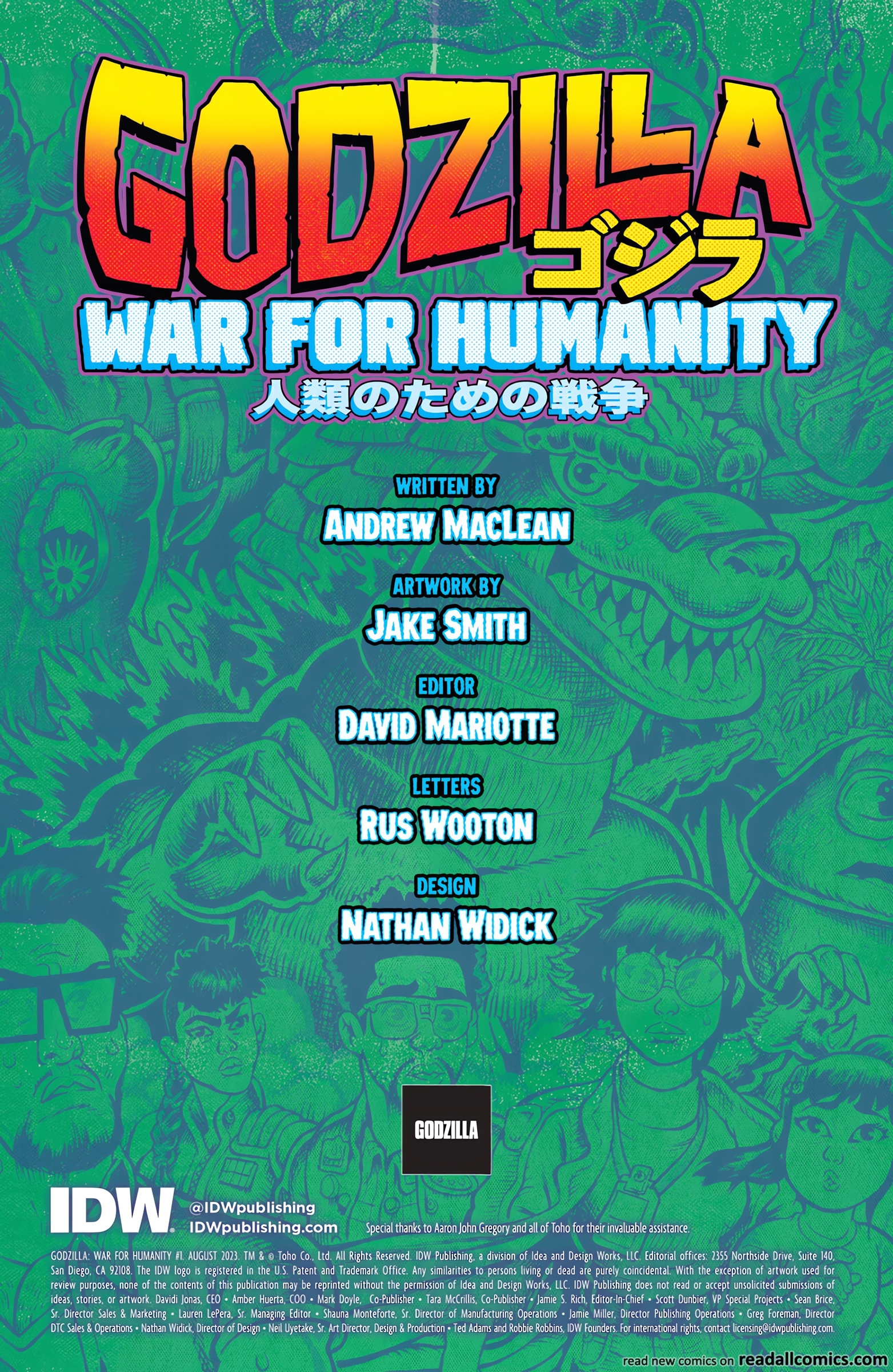 Godzilla: War for Humanity chapter 1 page 2