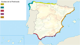 SÚBETE AL TREN DEL SABER: RELIEVE COSTERO DE ESPAÑA