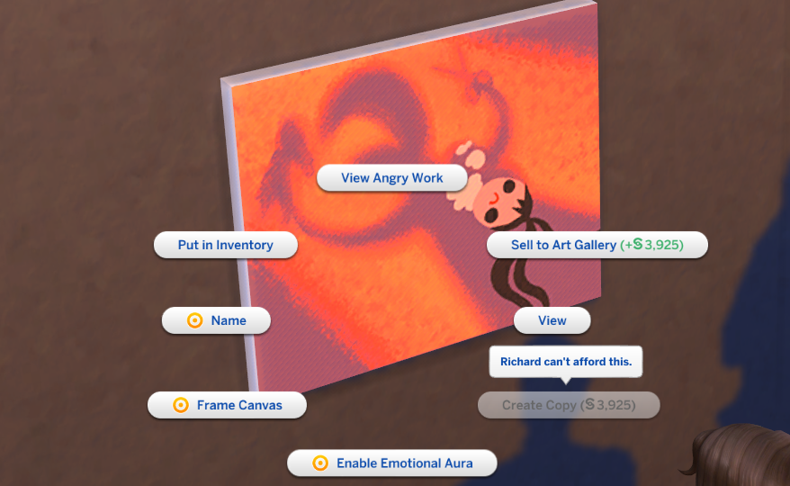 Can T Get The Pinting Back Issue At The Retail Store The Sims Forums