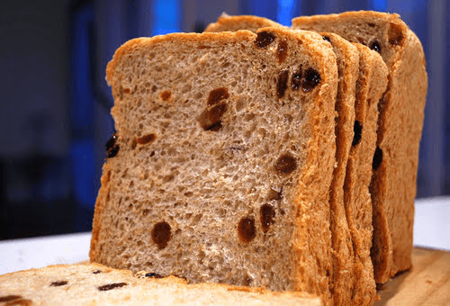 Whole Wheat Raisin Bread