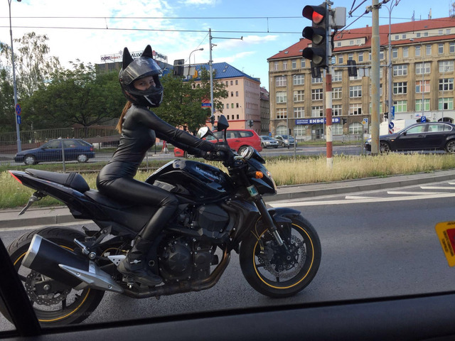 Catwoman motorcycle helmet Outlet