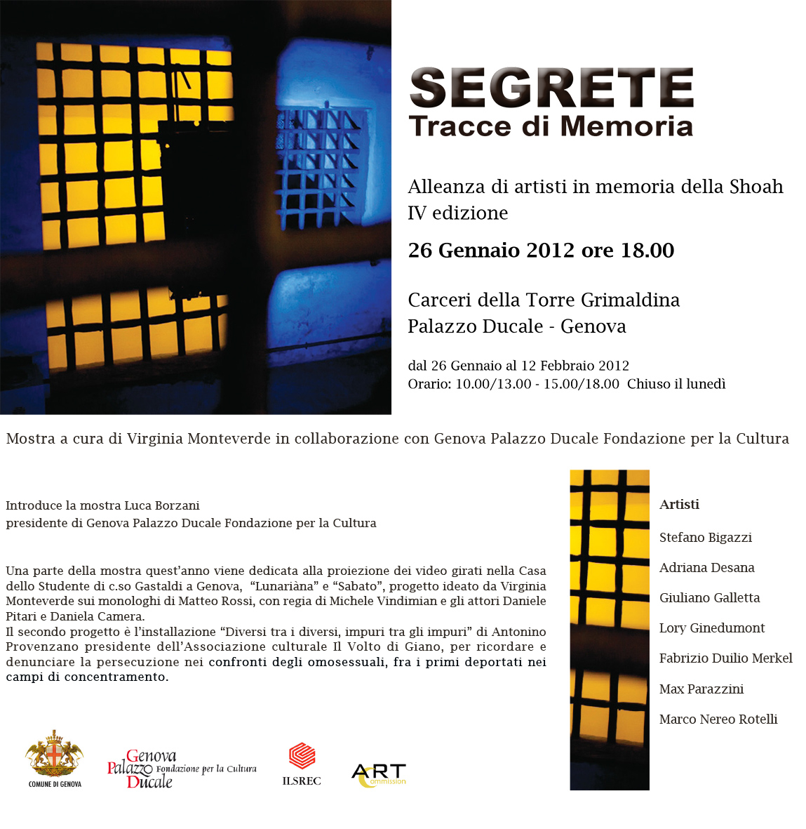 SEGRETE/tracce di memoria/