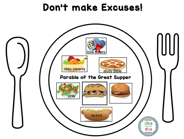Parable Of The Great Banquet Worksheet