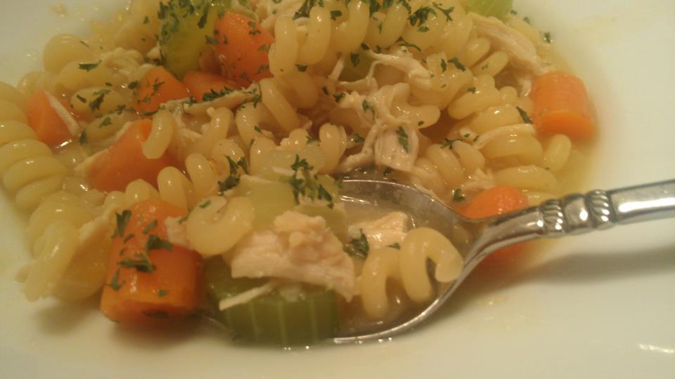 Once Upon a Freezer Chicken Noodle Soup