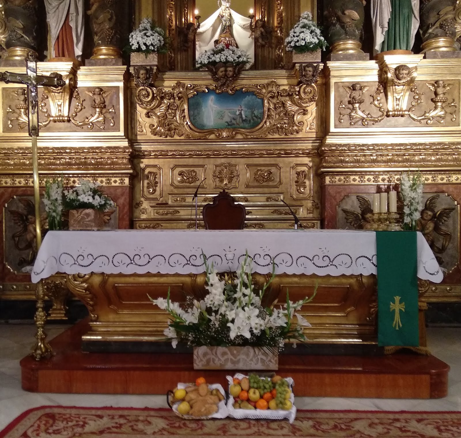 Benedicció dels aliments al Santuari de Misericòrdia de Reus