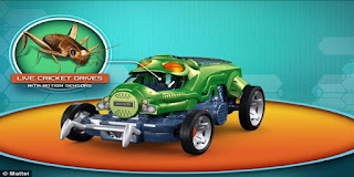 Mattel, Bug Racer, car driven by crickets, cricket car