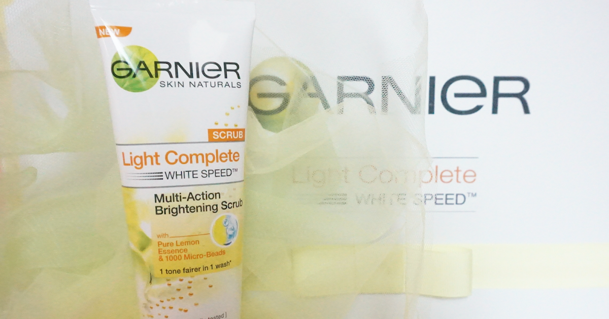 garnier fairness scrub