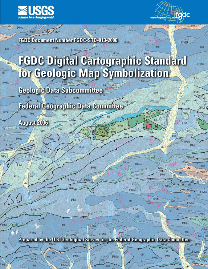 ဒဂုံဘူမိ FGDC Digital Cartographic Standard for Geologic Map Symbolization