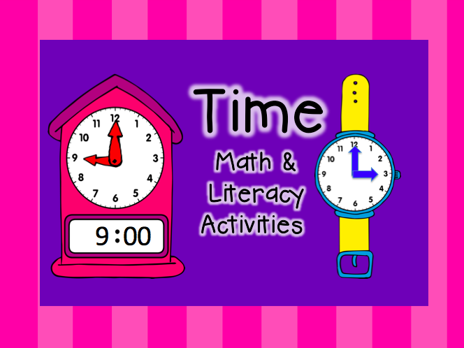Tick Tock - time activities | Teach123