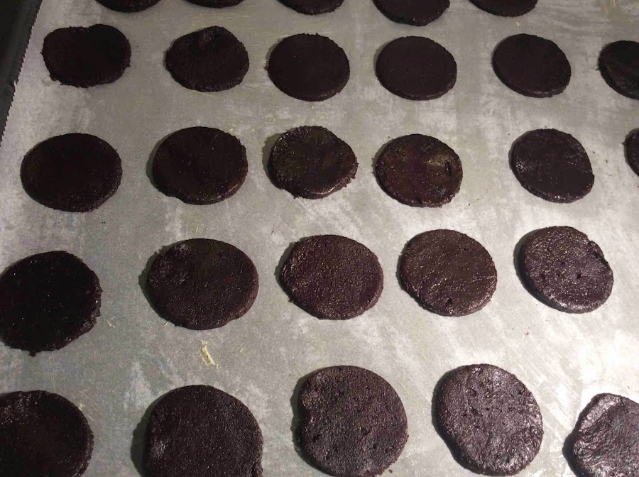 Galletas listas para hornear