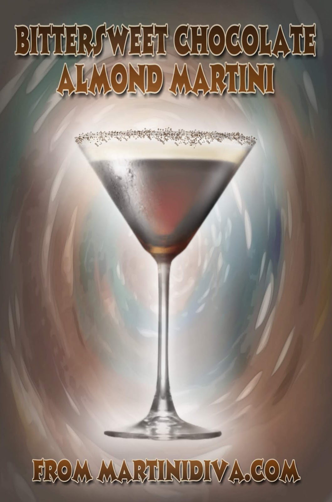 The MARTINI DIVA Bittersweet Chocolate Almond Martini