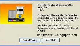 ink has run out canon ip2770