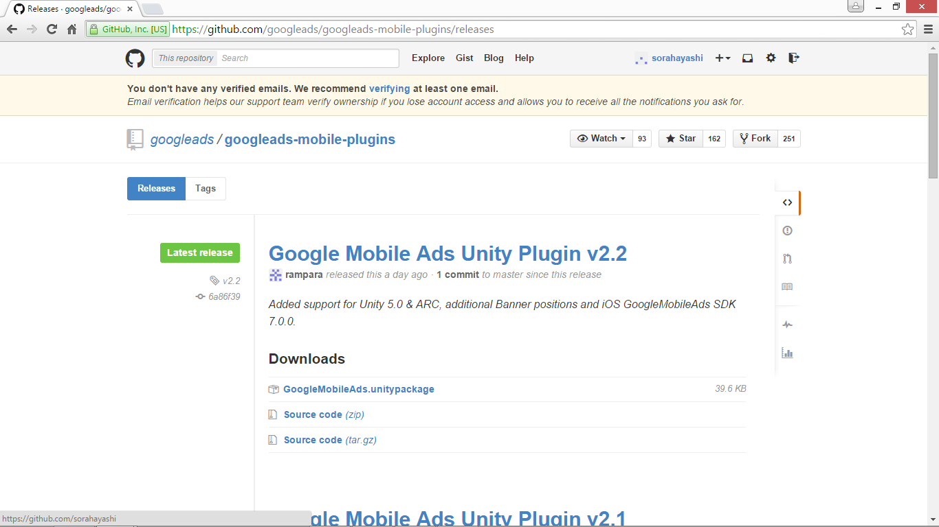 Https doubleclick net. "Latest release". How to enable Google mobile ads in Unity.