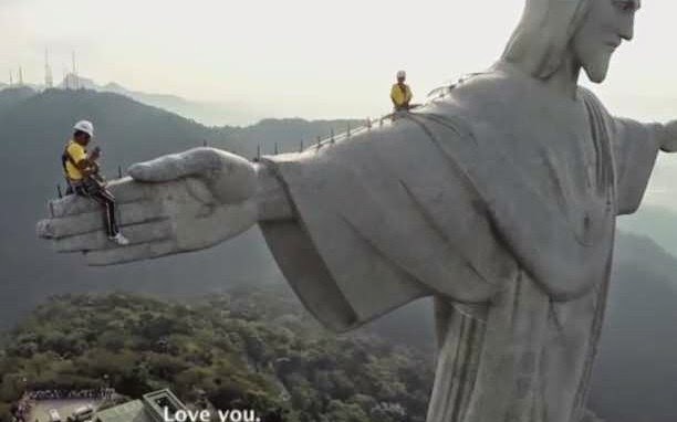 Συντηρώντας το άγαλμα του Χριστού στο Ρίο ντε Ζανέιρο (βίντεο) 