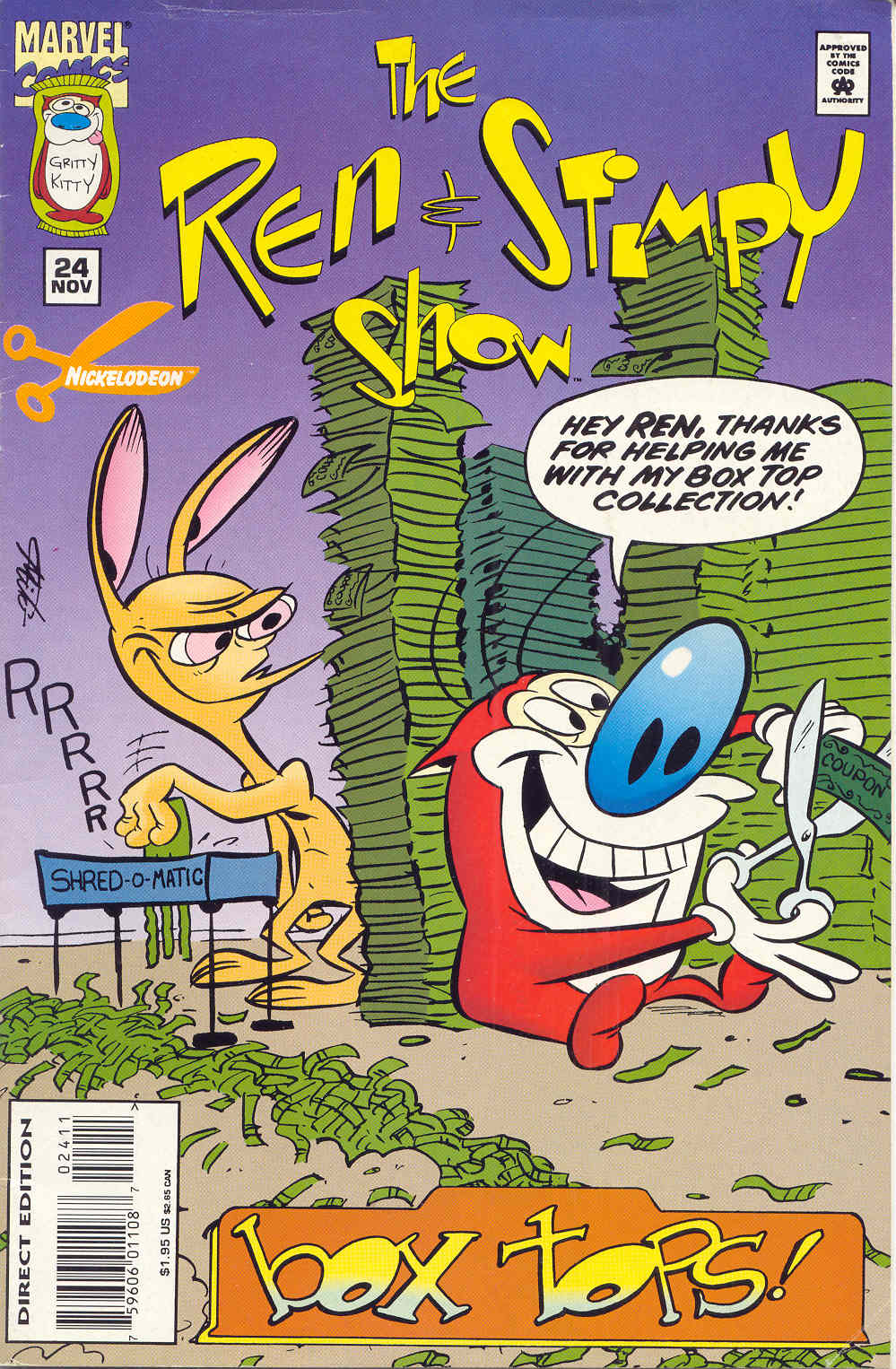 Read online The Ren & Stimpy Show comic -  Issue #24 - 1