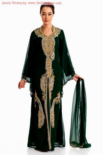 Farasha Designs - Fancy Arabic Heavy Embroidered Farasha Designs ~ She9 ...