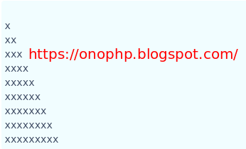 Membuat 8 Bentuk Contoh Segitiga Bintang Dalam Php