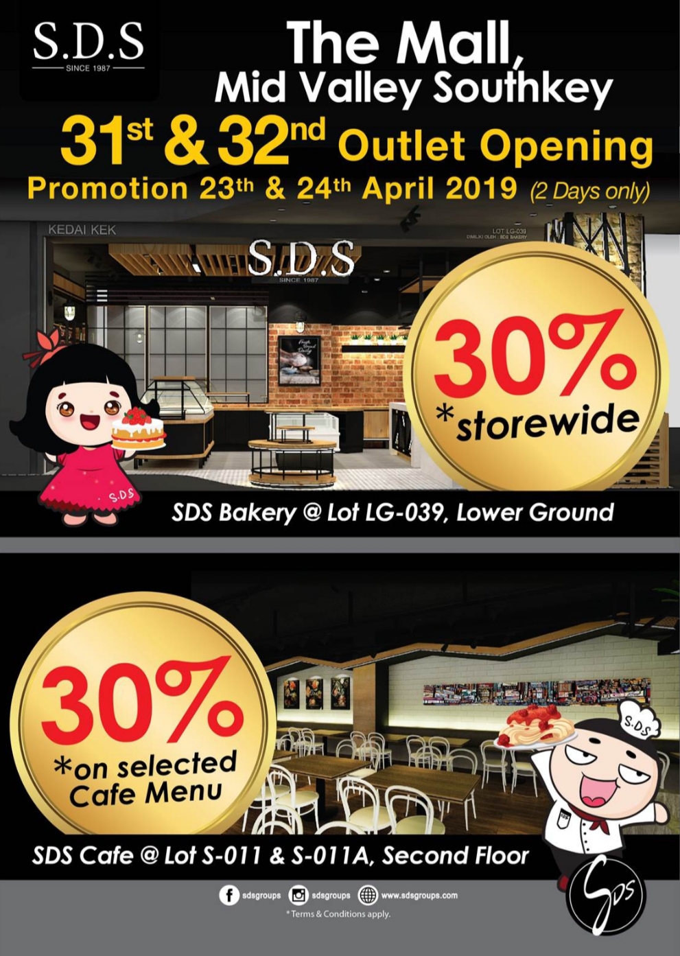 SDS 31ST & 32ND OUTLET OPENING AT THE MALL MID VALLEY SOUTHKEY