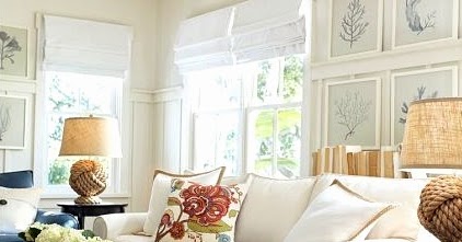 living pottery barn coastal nautical