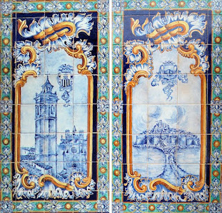 Plaza de España, Sevilla - Azulejo de Castellón (Detalle)