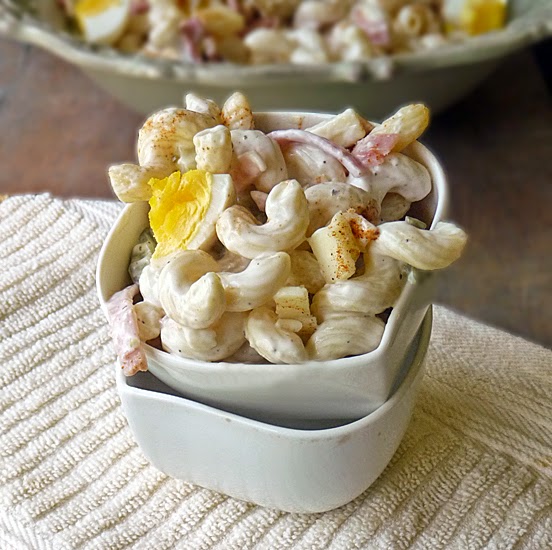Macaroni Salad with Ham and Cheese | by Life Tastes Good