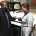 Photos: Malawian pastor, Prophet Bushiri, buys his wife a G-wagon as her birthday present, weeks after she gave him a 2016 Rolls Royce