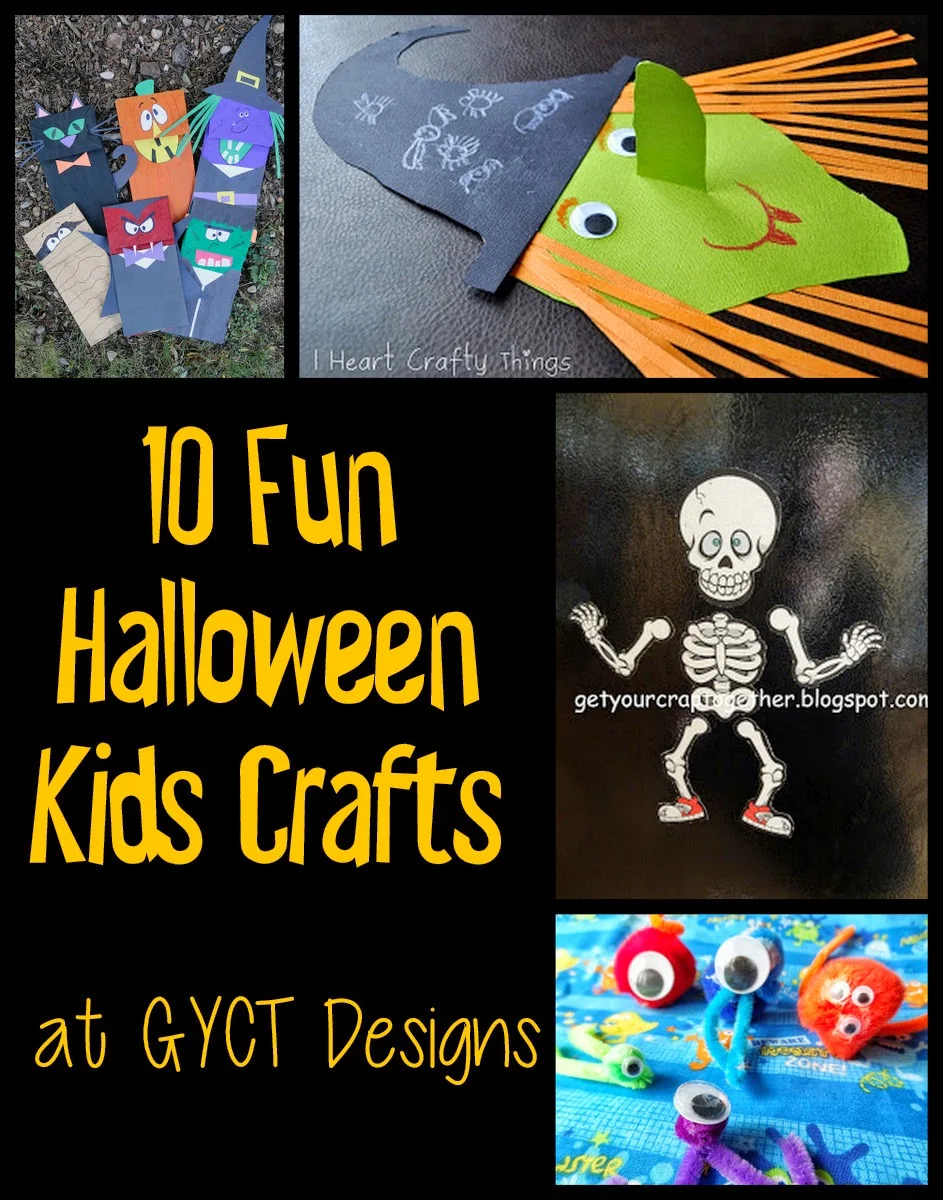 10 Fun Halloween Kids Crafts at GYCT