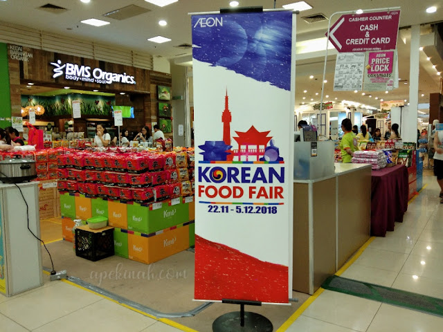 Aeon Korean Food Fair di Aeon Kepong