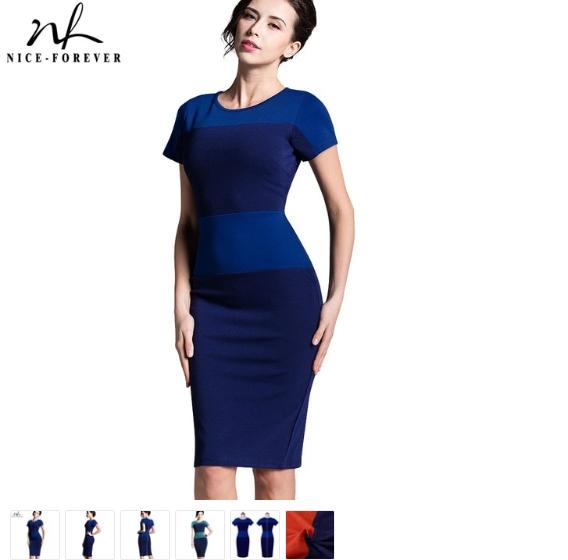 Grey Party Dress - Designer Clothes Cheap Prices