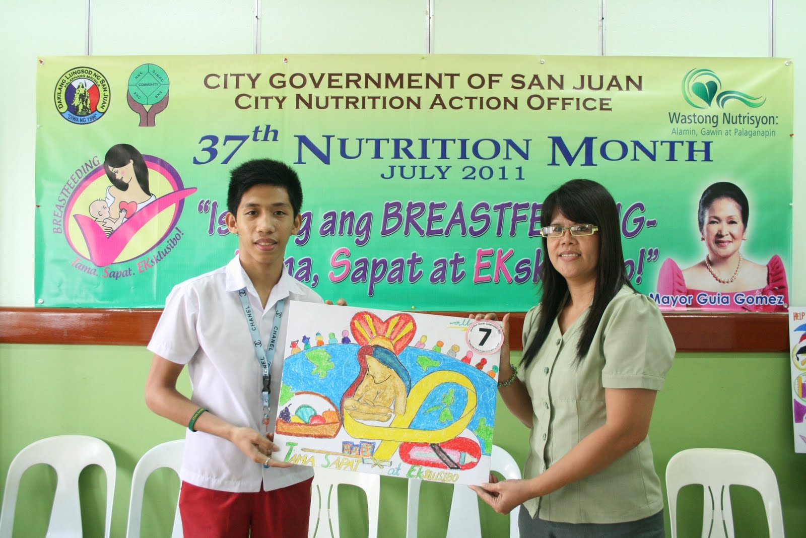 poster making nutrition month - philippin news collections