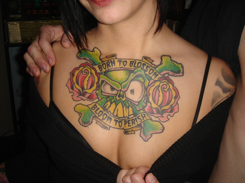 Bra flora tattoo
