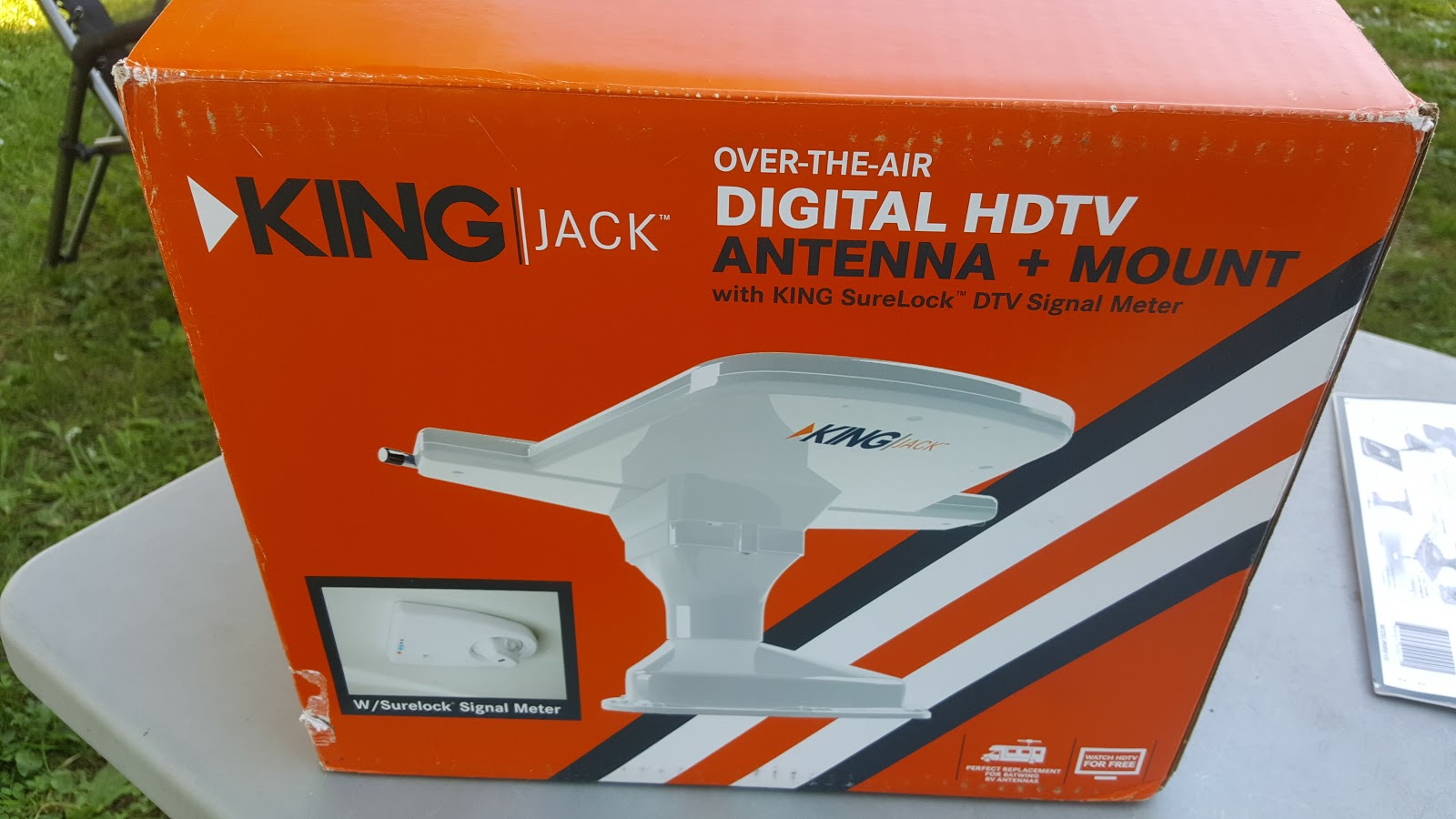 StormPOD Batwing Over the Air (OTA) Antenna replaced with the King Jack Antenna