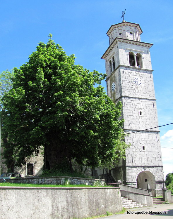 cerkev sv. Tilna, Sveto na Krasu Slovenija, Primorska