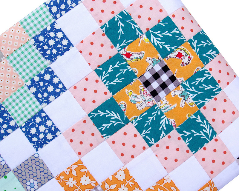 Red Pepper Quilts Many Trips Around the World Quilt