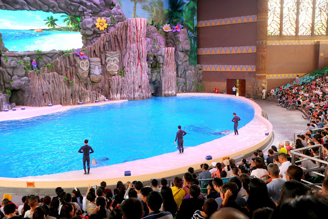 珠海長隆海洋王國表演 海豚劇場