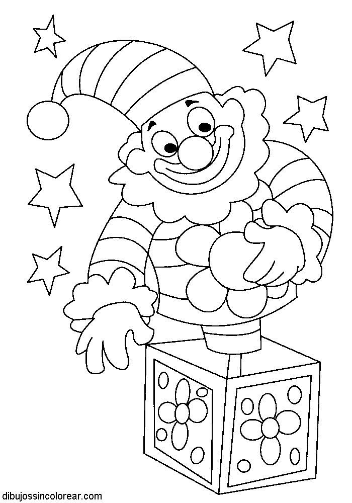 Dibujos Sin Colorear Dibujos De Payasos Del Circo Para Colorear Dibujos de payasos para colorear y pintar. dibujos de payasos del circo para colorear