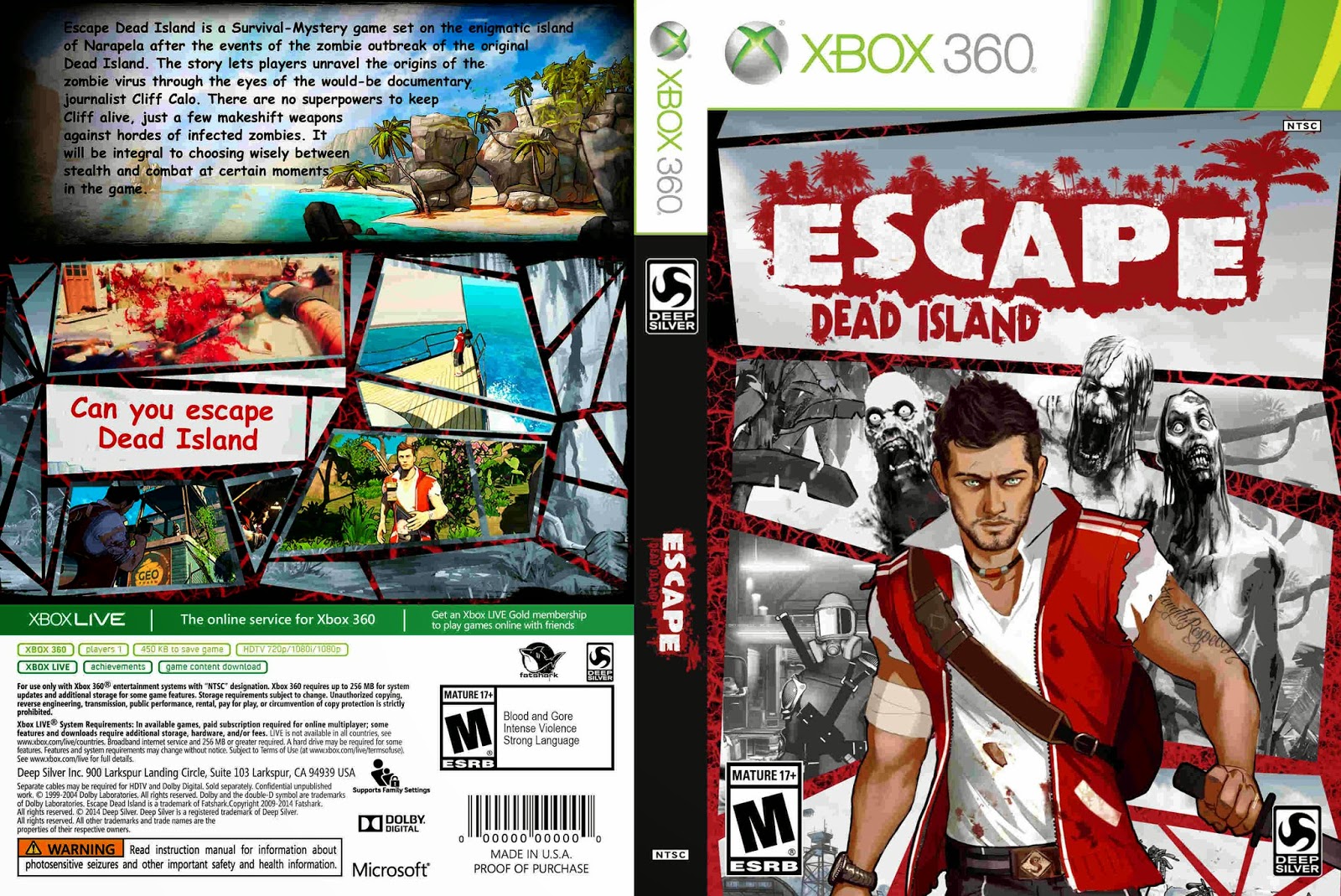 Escape Dead Island Legendado PTBR Jogos Para Xbox 360