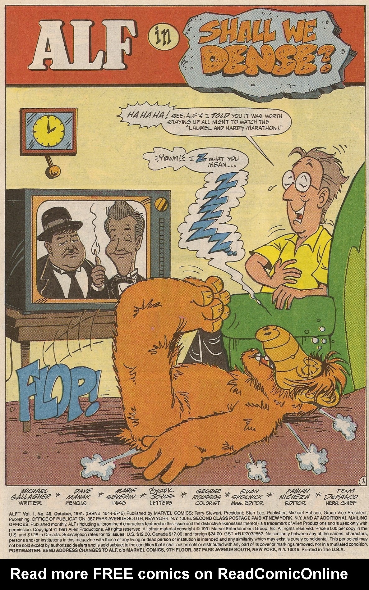 Read online ALF comic -  Issue #46 - 3