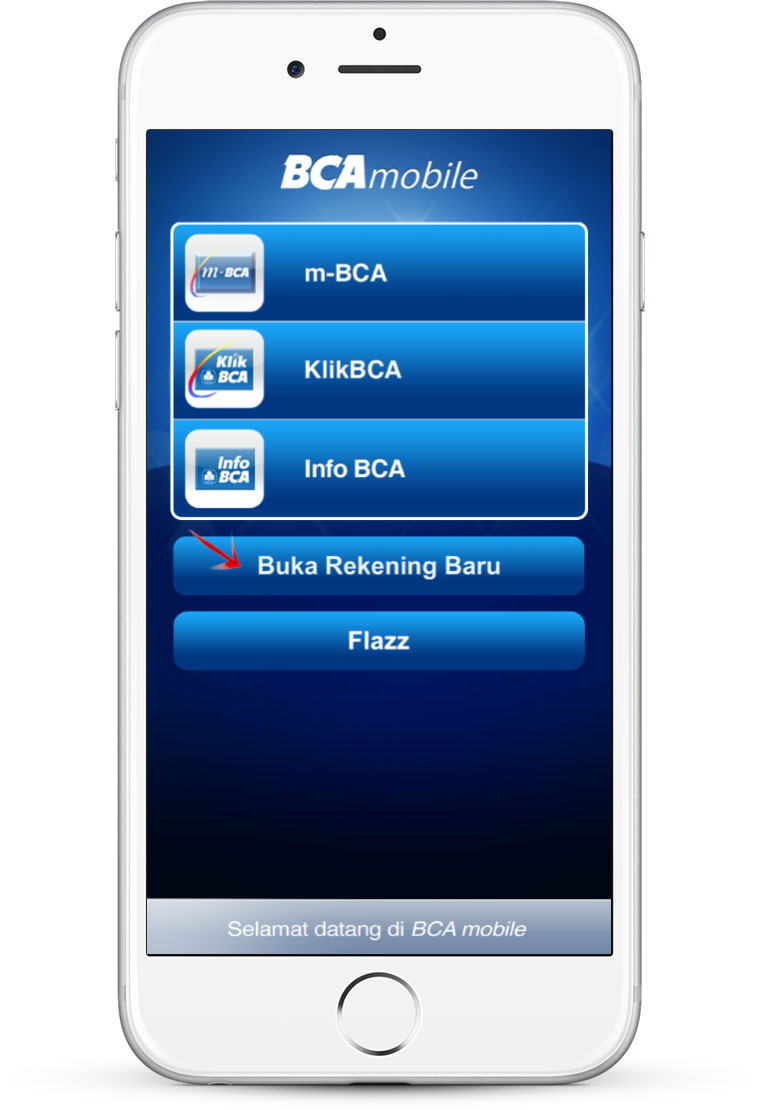 Cara buka baru rekening BCA via Smartphone