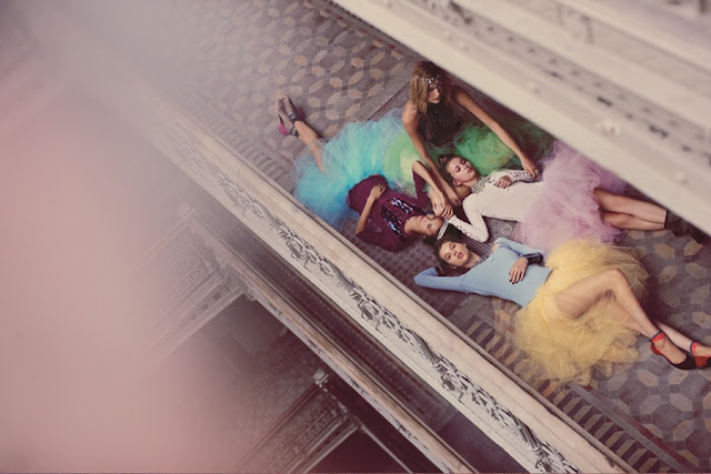 Free People Holiday Fairytales Lookbook November 2012 featuring Martha Hunt and Anais Pouliot