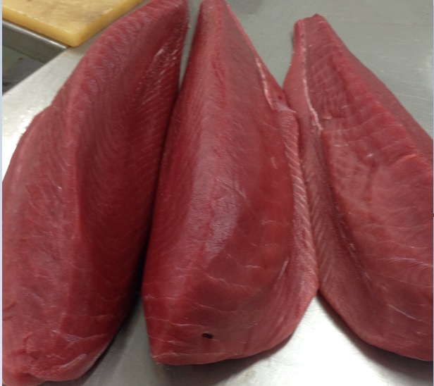 Fresh Tuna Loin Selection over Canned Tuna Red Snapper Fish, Red