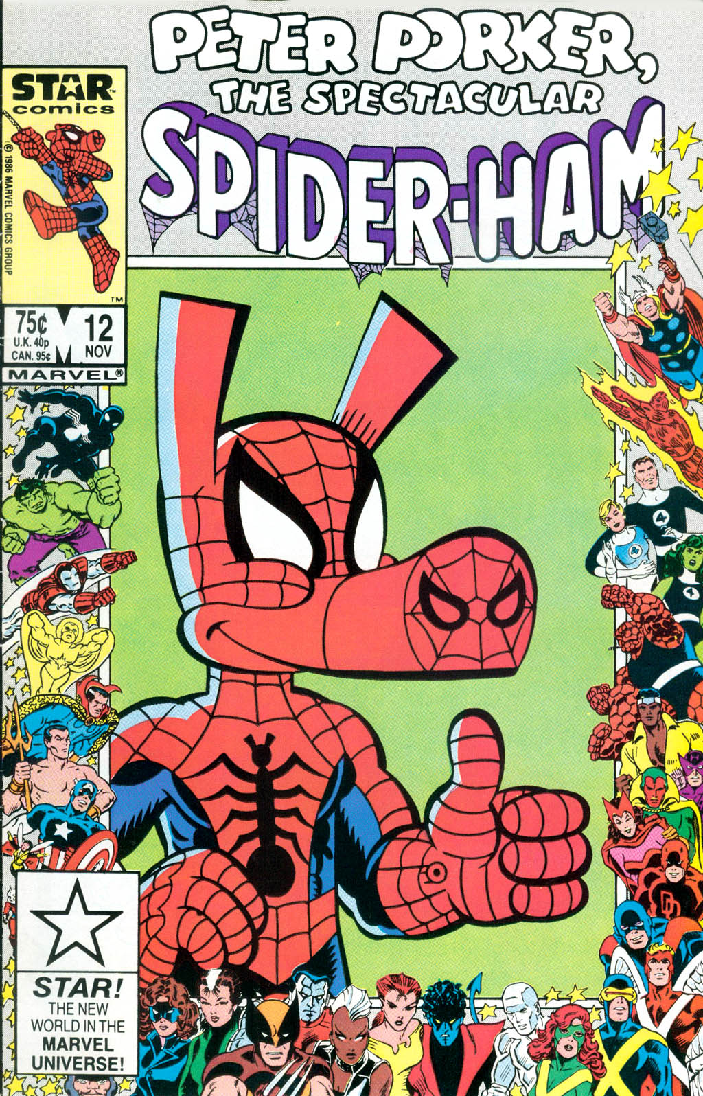 Read online Peter Porker, The Spectacular Spider-Ham comic -  Issue #12 - 1