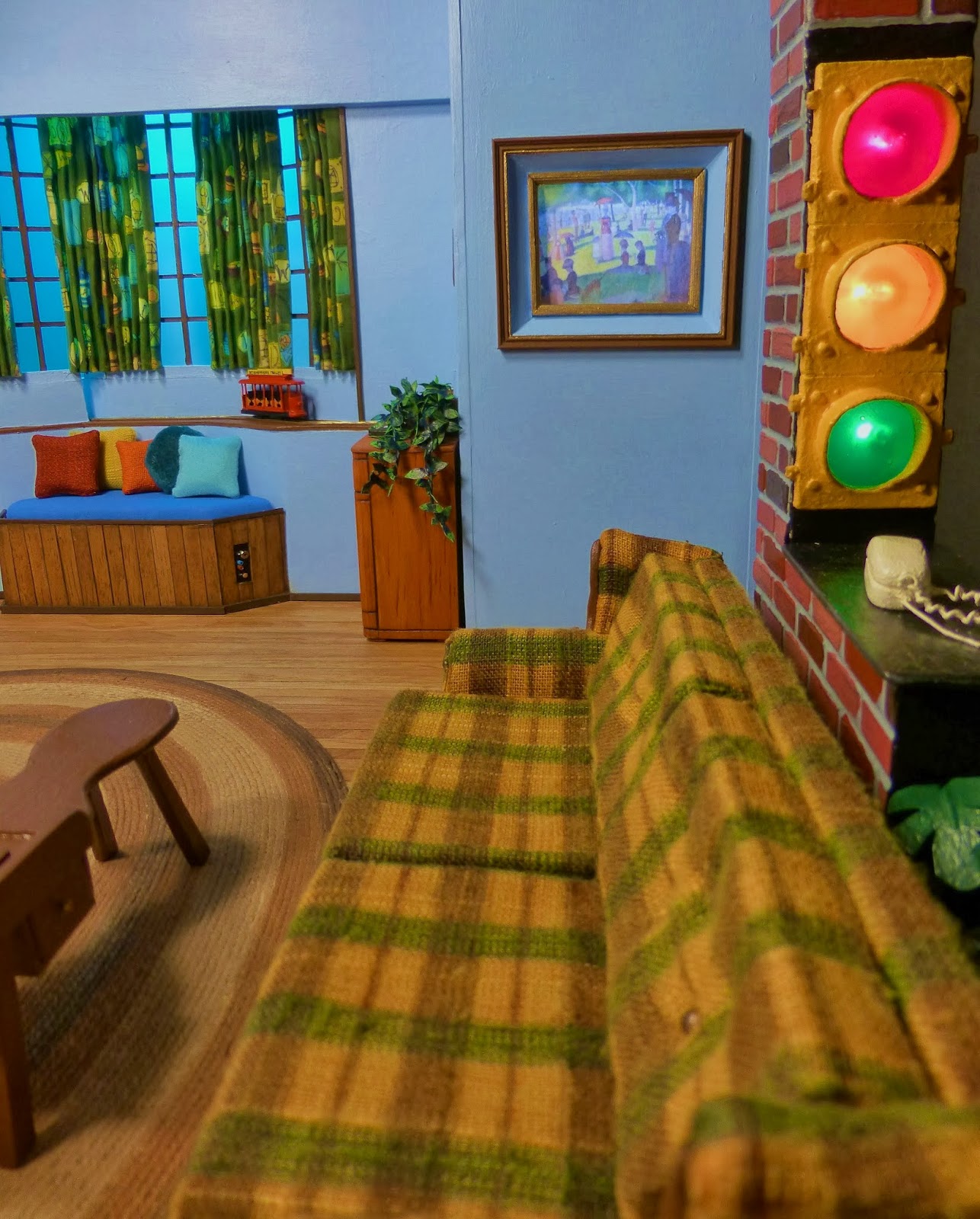 Lance Cardinal Creations MISTER ROGERS NEIGHBORHOOD TELEVISION HOUSE