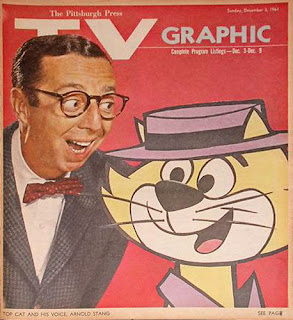Arnold Stang and Top Cat, courtesy Steve Sherman
