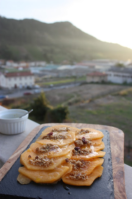 carpaccio de caqui Persimon