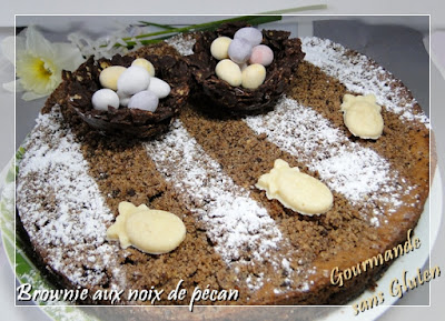 Brownie noix de pécan caramélisées Philippe Conticini